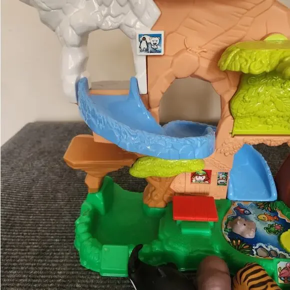Fisher-Price Little People Zoo Talkers Animal Sounds Jungle Playset - Picture 5 of 6